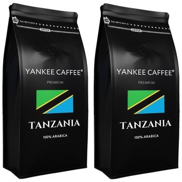Kawa ziarnista 2x1kg 100% Arabica świeżo palona Tanzania Do ekspresu