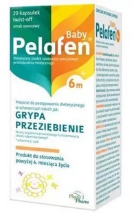 PhytoPharm Pelafen Baby 6M+ 20 kaps twist-off - Przeziębienie i grypa - miniaturka - grafika 1