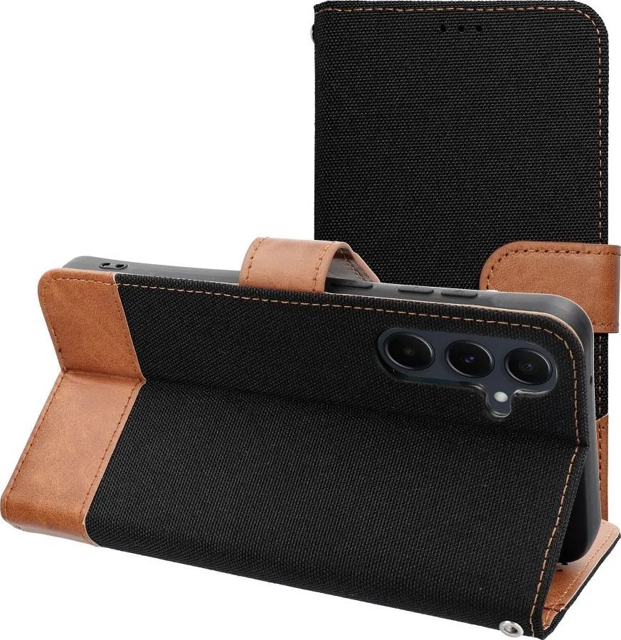 Kabura JEANS Book do XIAOMI Redmi NOTE 14 4G GLOBAL - 163.25mm x 76.55mm x 8.16mm czarny