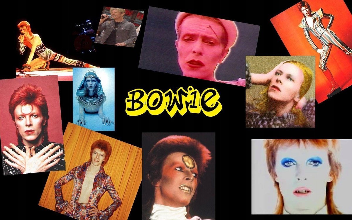 Naklejki na ścianę David Bowie Wokalista Hard Rock 90x60