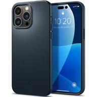 Etui i futerały do telefonów - Etui SPIGEN Thin Fit do Apple iPhone 14 Pro Metalowy grafit - miniaturka - grafika 1