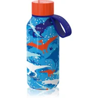 Butelki dla niemowląt - Quokka Solid Kids butelka termiczna ze szlufką Dinosaur 330 ml - miniaturka - grafika 1