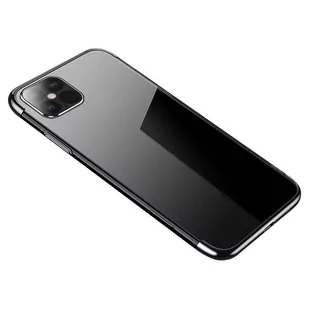 Clear Color case żelowy pokrowiec etui z metaliczną ramką iPhone 13 mini czarny - Etui i futerały do telefonów - miniaturka - grafika 1