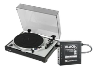 Gramofony - TD 403 DD (czarny) + Black Cube (czarny) - miniaturka - grafika 1