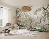 Łóżka dla dzieci i młodzieży - Łóżko domek KAREN kolor sosna - 80x160 - DREWNO - Sosna - miniaturka - grafika 1