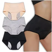 Majtki damskie - MAJTKI MENSTRUACYJNE NIEPRZECIEKAJĄCE DAMSKIE NA OKRES BIELIZNA KOMPLET S - miniaturka - grafika 1