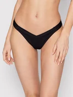 Stroje kąpielowe - Calvin Klein Swimwear Dół od bikini Delta KW0KW01726 Czarny - miniaturka - grafika 1