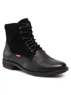 Kozaki damskie - Levi's Kozaki Fowler 2.0 (Boots) 232732-1700-59 Czarny - grafika 1