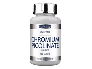 Scitec Chromium Picolinate, 100 tabletek - Spalacze tłuszczu - miniaturka - grafika 1
