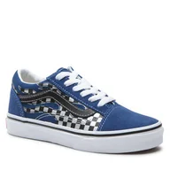 Trampki damskie - Tenisówki Vans - Old Skool VN0005WV7WM1 Reflect Check Flame True - miniaturka - grafika 1