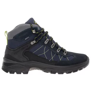 Buty Grisport 14510S56G - czarno-granatowe - Buty trekkingowe męskie - miniaturka - grafika 1