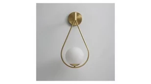 Lumina Deco NOWOCZESNA LAMPA ŚCIENNA KINKIET BIAŁY FORNERI D15 LDW 6832-150 (WT+MD) - Lampy ścienne - miniaturka - grafika 1