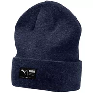 Czapki damskie - Czapka Puma Archive Heather Beanie Senior Granatowa 21739 03-Senior - miniaturka - grafika 1