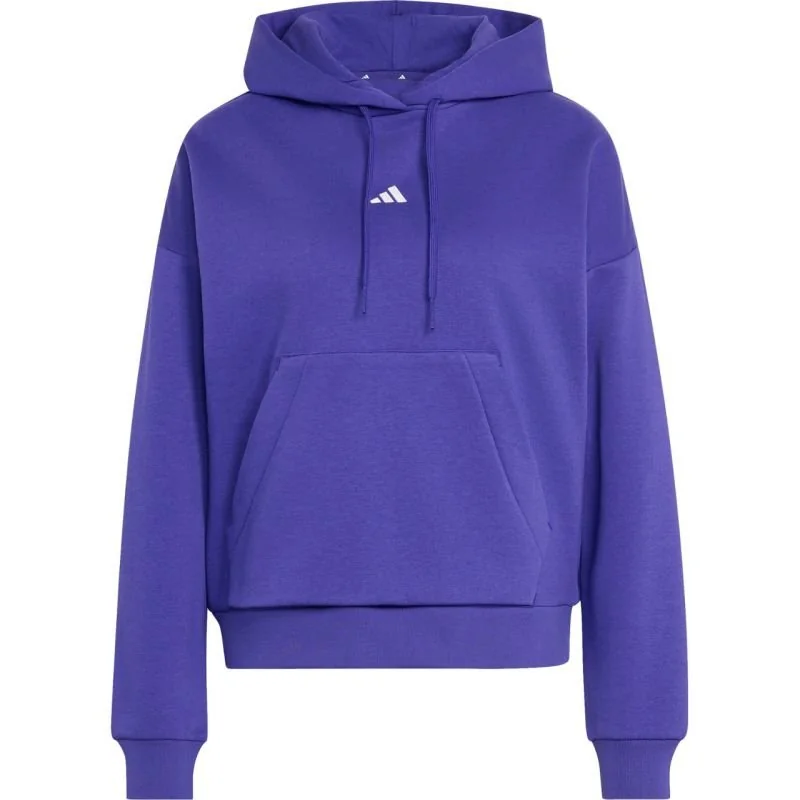 Damski dres adidas z kapturem, fioletowy XL