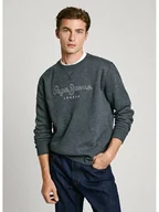 Bluzy męskie - Pepe Jeans Bluza "New Nouvel" w kolorze antracytowym - miniaturka - grafika 1