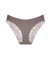Komplety bielizny - Triumph majtki damskie Body Make-Up Illusion Lace High Leg-44 - miniaturka - grafika 1