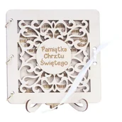 Pasmanteria - Pamiątka chrztu świętego z grawerem - miniaturka - grafika 1