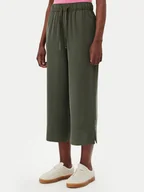 Spodnie damskie - Tom Tailor Kuloty 1045438 Zielony Regular Fit - miniaturka - grafika 1