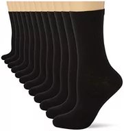 Skarpetki męskie - FM London Skarpety unisex gładkie (12 szt.), czarne, 12-2,5 UK (31-34 EU), Czarny - miniaturka - grafika 1