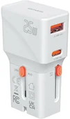 Akcesoria podróżnicze - 4smarts Weltreiseadapter Nomad Pocket 25W, weiß - miniaturka - grafika 1