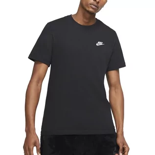 Koszulki sportowe męskie - Koszulka Nike Sportswear Club AR4997-013 - czarna - grafika 1