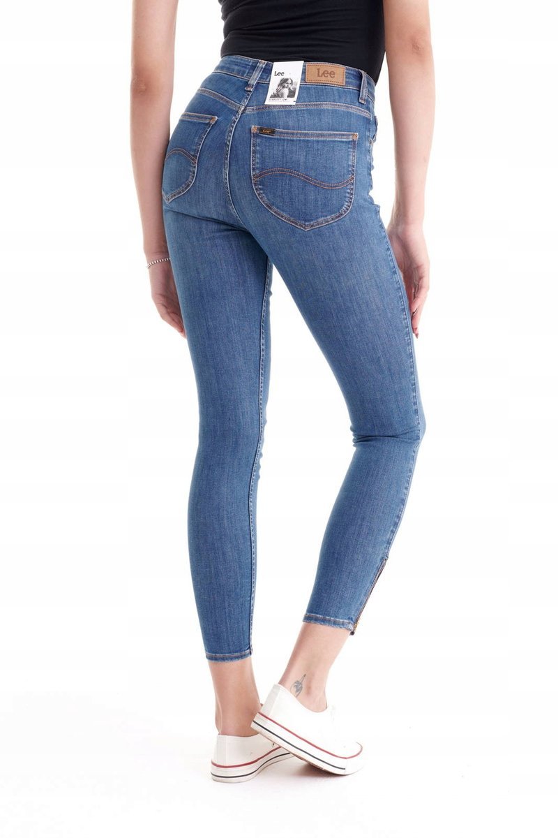 LEE SCARLETT HIGH ZIP MID FOSTER L31BMHBI 28/33