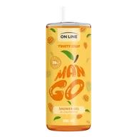 Żele pod prysznic dla mężczyzn - On Line Fruity Shot Mango, żel pod prysznic, 390 ml - miniaturka - grafika 1