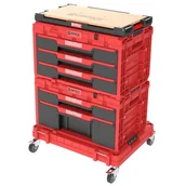 Skrzynki i torby narzędziowe - Zestaw skrzynek narzędziowych QBRICK System One Workshop Drawers Set 5 - miniaturka - grafika 1