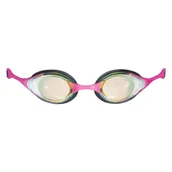 Pływanie - Arena Cobra Swipe Mirror Goggles, yellow copper/pink 2021 Okulary do pływania 4196-390-0 - miniaturka - grafika 1