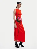 Sukienki - Desigual Sukienka codzienna Reims 25SWVW07 Czerwony Regular Fit - miniaturka - grafika 1