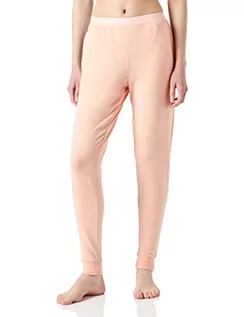 Spodnie damskie - Calvin Klein Damskie spodnie od piżamy joggery, Brzoskwiniowa Melba, S - grafika 1