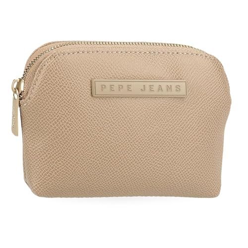 Pepe Jeans Elia Torebka Beżowy 11,5x8,5x1,5 cm Sztuczna skóra by Joumma Bags, beż, Talla única, portmonetka