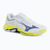 Buty sportowe męskie - Buty do siatkówki Mizuno Wave Lightning Elite white/lighting yellow/dazzling blue WYSYŁKA W 24H 30 DNI NA ZWROT - miniaturka - grafika 1