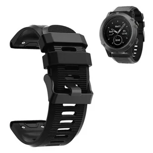 PASEK SILIKONOWY DO GARMIN FENIX 3 / 3HR / 5X / 6X / 7X + EASYFIT - Akcesoria do pulsometrów i zegarków sportowych - miniaturka - grafika 1