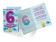 Kartki okolicznościowe i zaproszenia - Kukartka Karnet B6 PR-290 Urodziny 6 - Kukartka - miniaturka - grafika 1