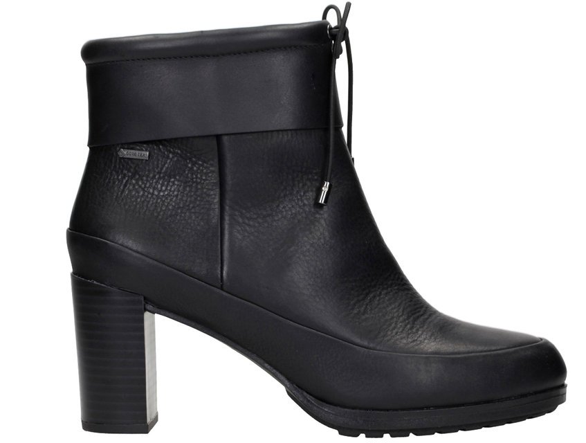 Botki Clarks London Rain czarne skórzane 39