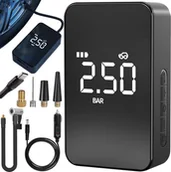 Pompki rowerowe - Triton Bezprzewodowa pompka elektryczna kompresor 6000 mAh Heckermann L3020 - miniaturka - grafika 1