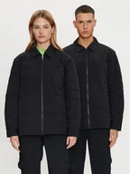 Koszule męskie - Rains Koszula Giron Liner Overshirt T1 19420 Czarny Regular Fit - miniaturka - grafika 1