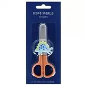 Szkolne artykuły papiernicze - Nożyczki mini metalowe Dino 12cm 24 sztuki - Starpak - miniaturka - grafika 1