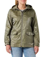 Kurtki damskie - Geox Damska kurtka Roose w stylu wojskowym, oliwkowa, rozmiar 46 (DE), Military Olive, 46 - miniaturka - grafika 1