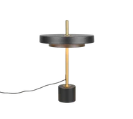 Lampy stojące - Trio KEATON 540210180 lampa stołowa LED 12W CCT wykończenie czarny / złoty - miniaturka - grafika 1