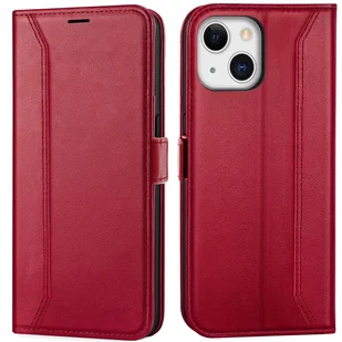 Etui na telefon komórkowy iPhone 13 Mini składane etui ochronne, czerwone - Etui i futerały do telefonów - miniaturka - grafika 1