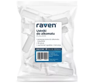 Raven EUAL001X 10szt. - Akcesoria do alkomatów - miniaturka - grafika 1