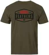 Koszulki męskie - t-shirt HORSEFEATHERS HEXAGON II T-SHIRT Burnt Olive - miniaturka - grafika 1