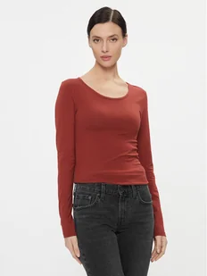 ONLY Bluzka 15204712 Czerwony Stretch Fit - Bluzki damskie - miniaturka - grafika 1