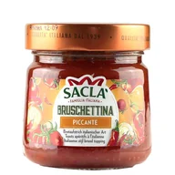 Koncentraty warzywne, przeciery - Pomidorowy sos z ostrą papryczką Bruschettina Piccante 190G - Sacla włoskie - miniaturka - grafika 1