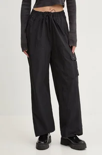 Dickies spodnie dresowe JACKSON kolor czarny gładkie DK0A4YJC - Spodnie damskie - miniaturka - grafika 1