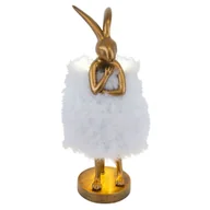 Lampy stojące - Nocna lampka dla dziecka Flafi TL0108-S Yaskr królik biały złoty - miniaturka - grafika 1
