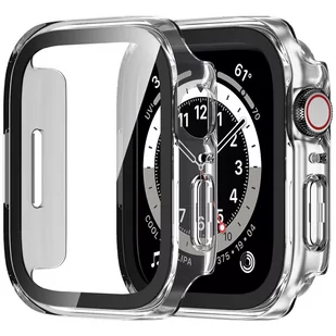 Obudowa ochronna z szkłem Alogy Protector Case 2w1 nakładka etui do Apple Watch 7/8 45mm Przezroczysta - Akcesoria do smartwatchy - miniaturka - grafika 2