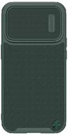 Etui i futerały do telefonów - Nillkin Textured S Magnetic Case etui iPhone 14 Pro pokrowiec MagSafe z osłoną na aparat zielony - miniaturka - grafika 1